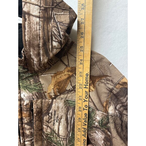 Berne Outdoor Realtree Camo Hooded Jacket XL Youth Fleece Lined - Picture 12 of 15
